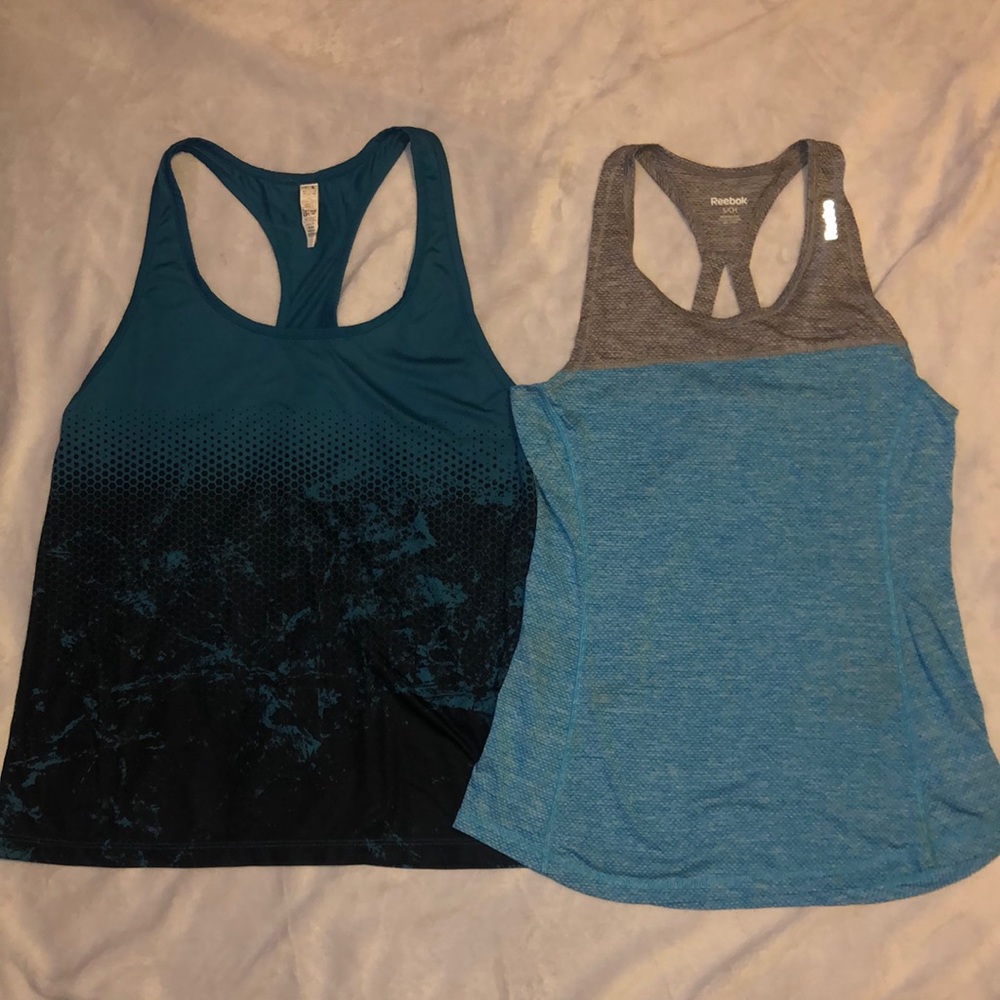 Two running tank tops UA / Reebok